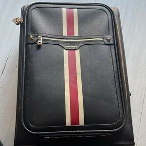 Henri Bendel black Wheelie Luggage